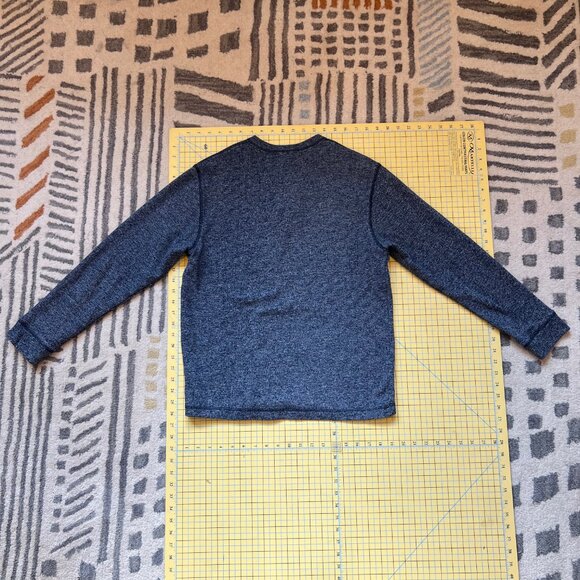 Cremieux Classics henley sz S in marled blue & white - Picture 6 of 9